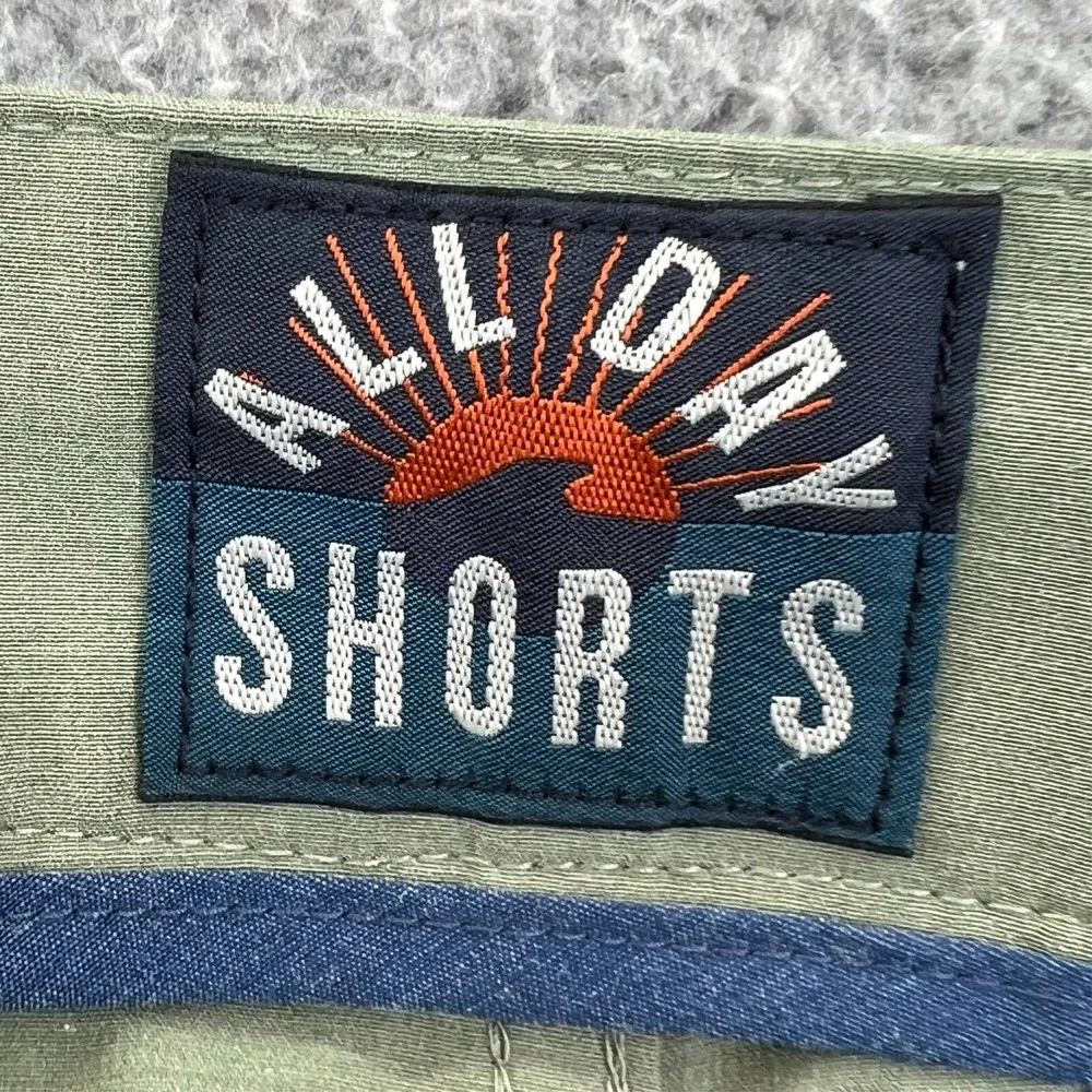 FAHERTY All Day Golf Shorts Men 30 (30x9 Act) Green Athleisure Beach Draw String